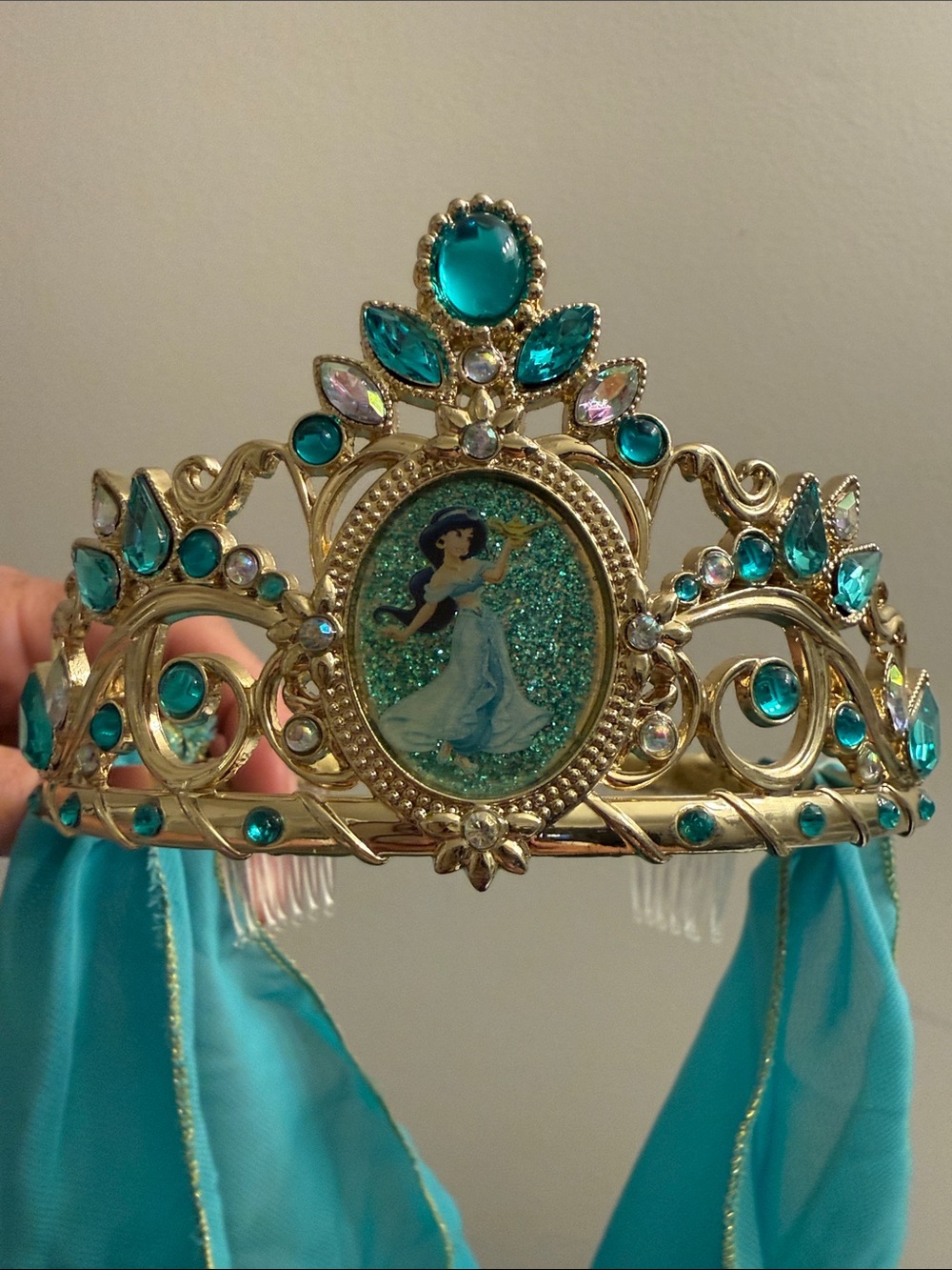 Disney Princess Jasmine Gold-tone Tiara